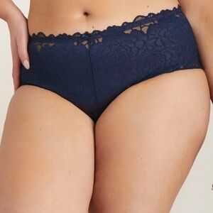 Addition Elle Déesse Lace Full Brief in Medieval Blue, NWT